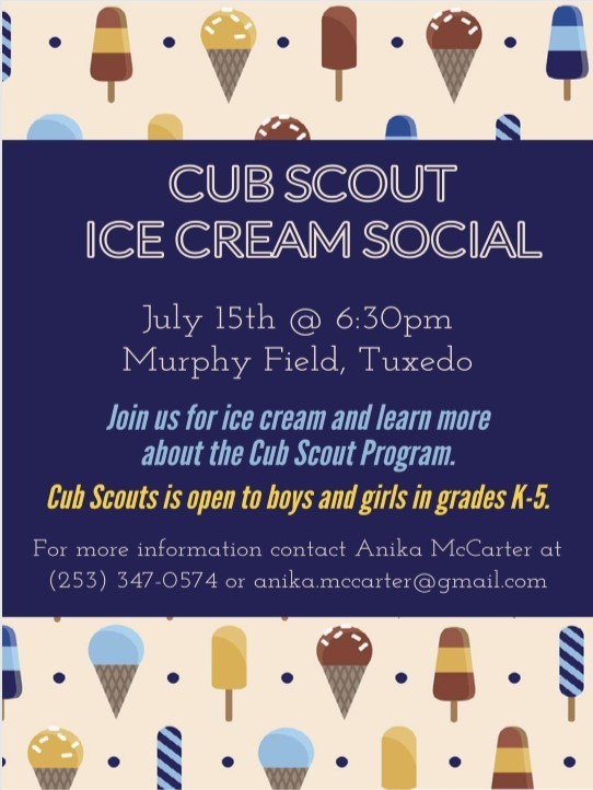 Cub Scout Ice Cream Social