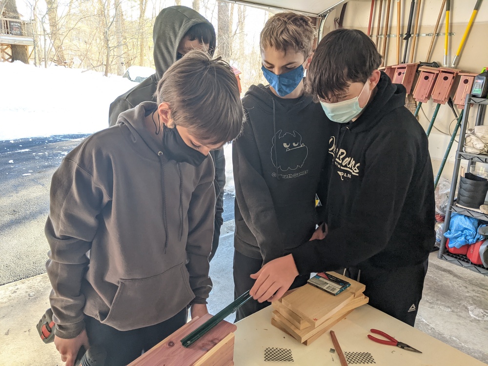 NJHS works with PORE to create birdboxes