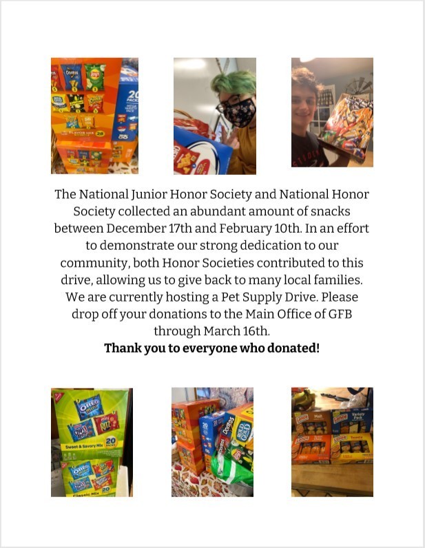 NHS and NJHS Press Release