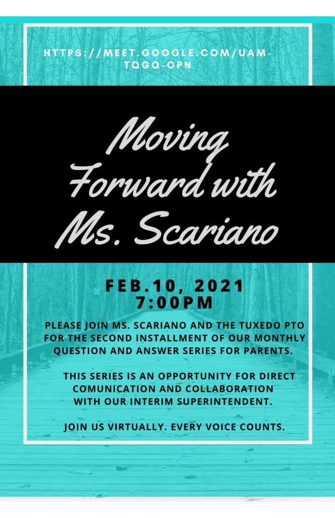 PTO February Moving Forward with Ms. Scariano Flyer