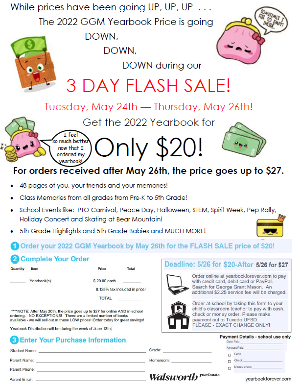 Yearbook 3 Day Flash Sale